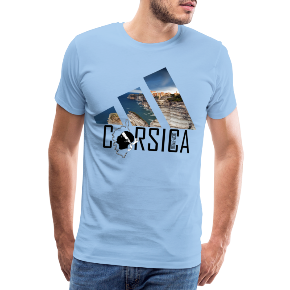 T-shirt Premium Homme Bonifacio Corsica - Ochju Ochju ciel / S SPOD T-shirt Premium Homme T-shirt Premium Homme Bonifacio Corsica