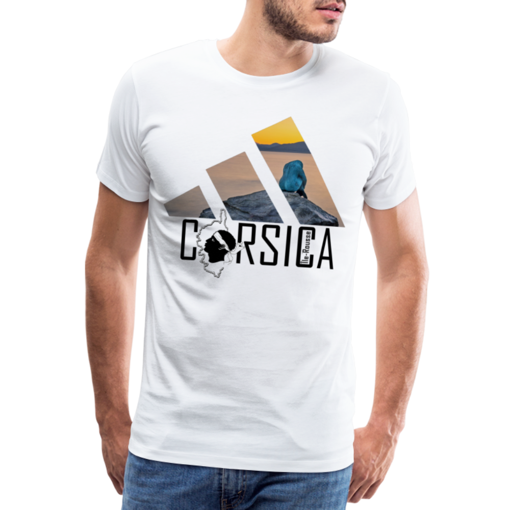 T-shirt Premium Homme Île-Rousse Corsica - Ochju Ochju blanc / S SPOD T-shirt Premium Homme T-shirt Premium Homme Île-Rousse Corsica