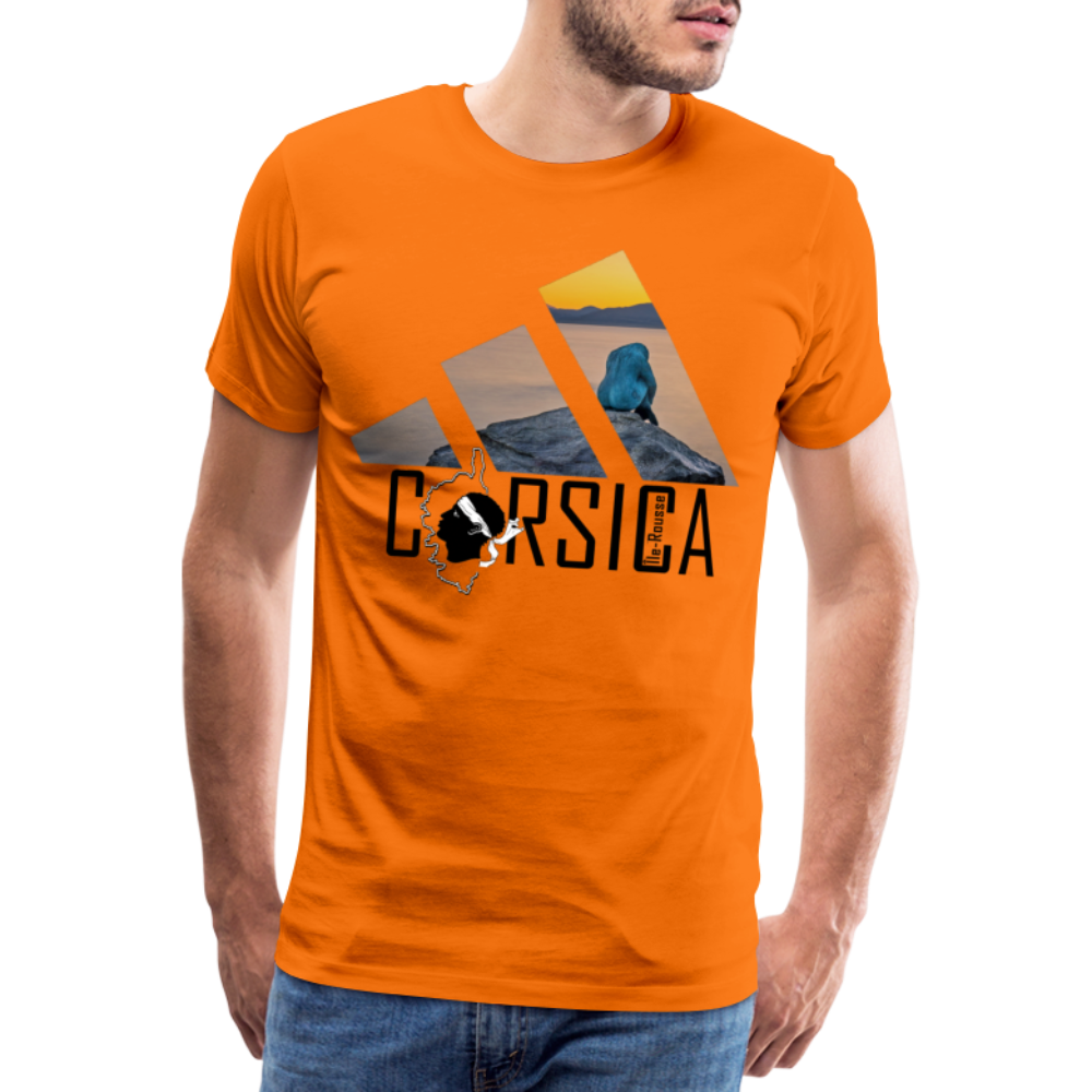 T-shirt Premium Homme Île-Rousse Corsica - Ochju Ochju orange / S SPOD T-shirt Premium Homme T-shirt Premium Homme Île-Rousse Corsica