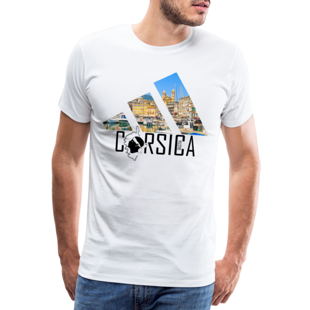T-shirt Premium Homme Bastia Corsica - Ochju Ochju blanc / S SPOD T-shirt Premium Homme T-shirt Premium Homme Bastia Corsica