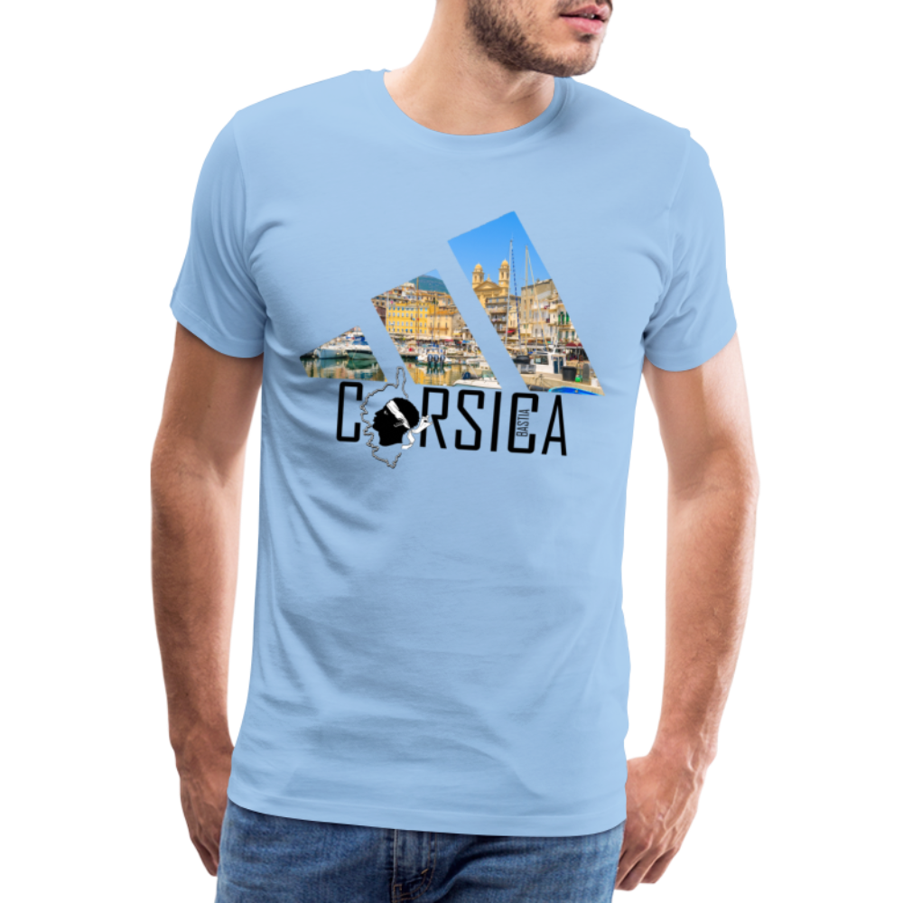 T-shirt Premium Homme Bastia Corsica - Ochju Ochju ciel / S SPOD T-shirt Premium Homme T-shirt Premium Homme Bastia Corsica