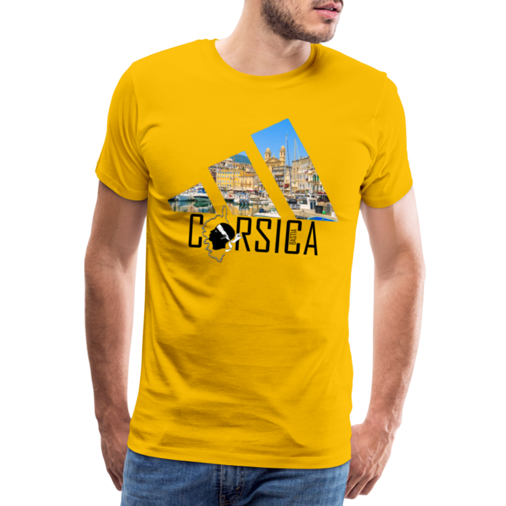T-shirt Premium Homme Bastia Corsica - Ochju Ochju jaune soleil / S SPOD T-shirt Premium Homme T-shirt Premium Homme Bastia Corsica