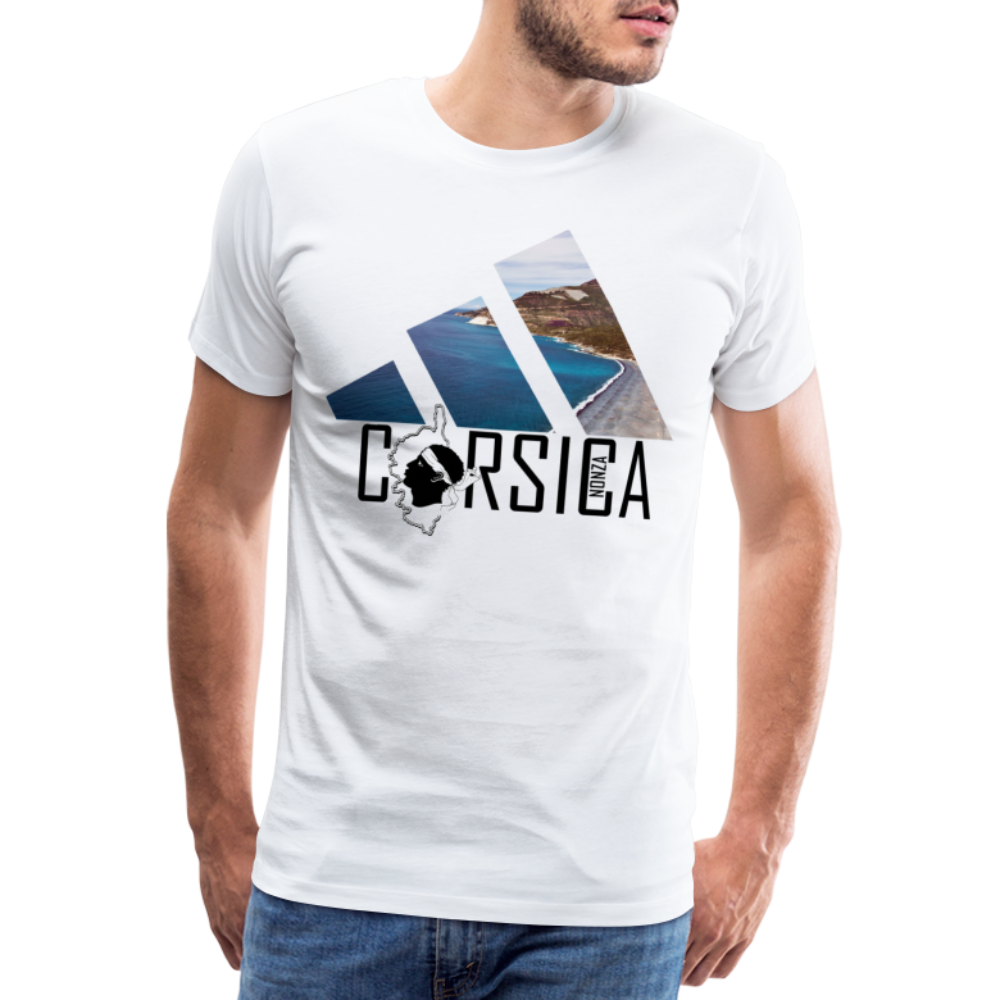 T-shirt Premium Homme Nonza Corsica - Ochju Ochju blanc / S SPOD T-shirt Premium Homme T-shirt Premium Homme Nonza Corsica