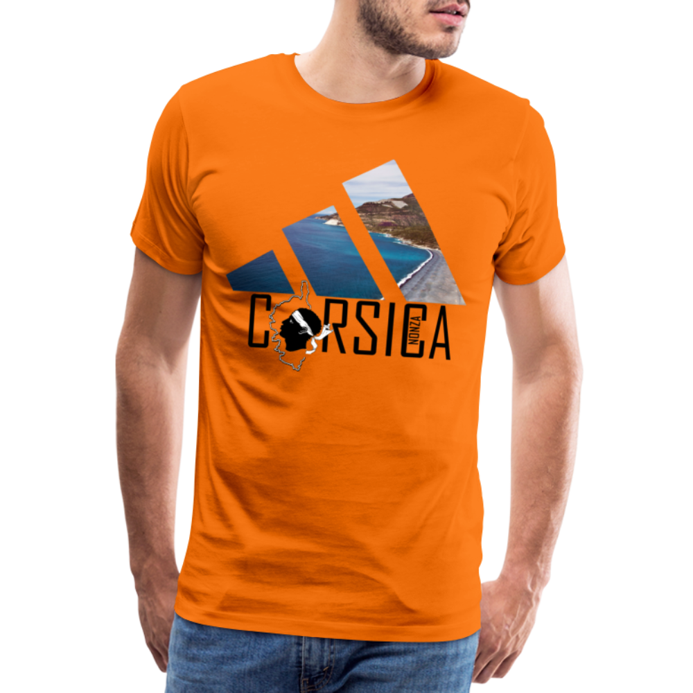 T-shirt Premium Homme Nonza Corsica - Ochju Ochju orange / S SPOD T-shirt Premium Homme T-shirt Premium Homme Nonza Corsica