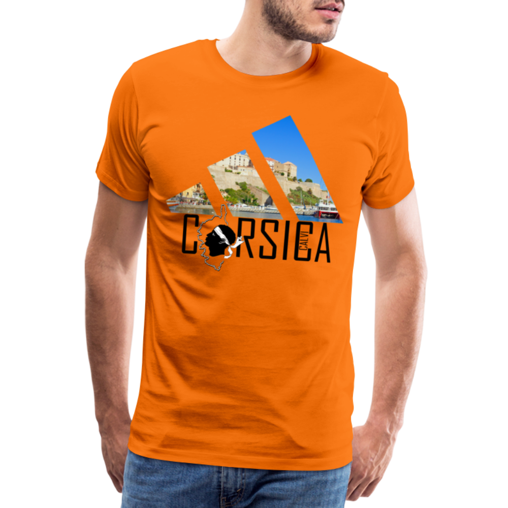 T-shirt Premium Homme Calvi Corsica - Ochju Ochju orange / S SPOD T-shirt Premium Homme T-shirt Premium Homme Calvi Corsica