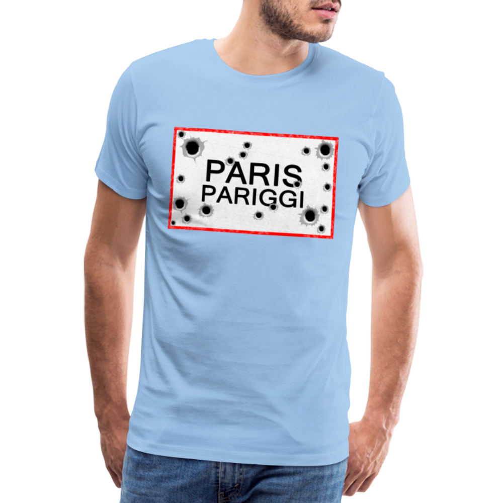 T-shirt Panneau Corse Paris - Ochju Ochju ciel / S SPOD T-shirt Premium Homme T-shirt Panneau Corse Paris