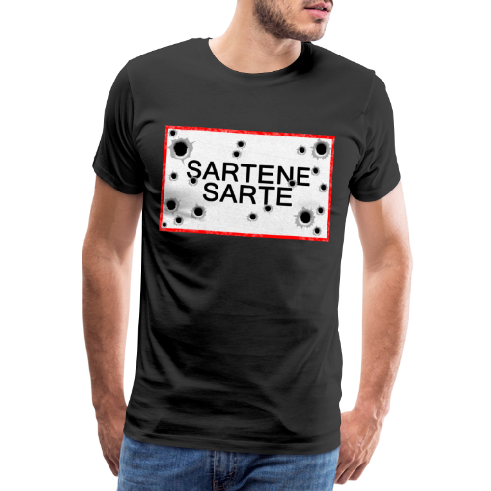 T-shirt Panneau Corse Sartene - Ochju Ochju noir / S SPOD T-shirt Premium Homme T-shirt Panneau Corse Sartene