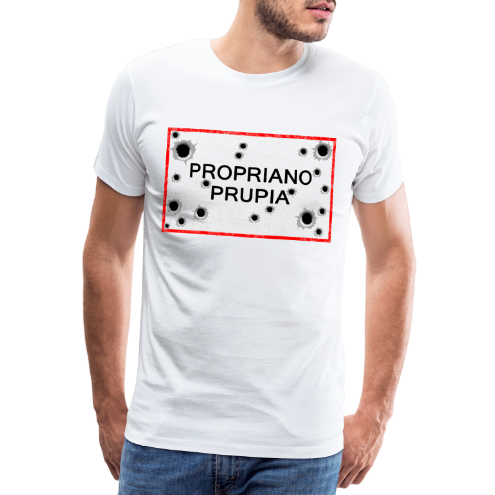 T-shirt Panneau Corse Propriano - Ochju Ochju blanc / S SPOD T-shirt Premium Homme T-shirt Panneau Corse Propriano