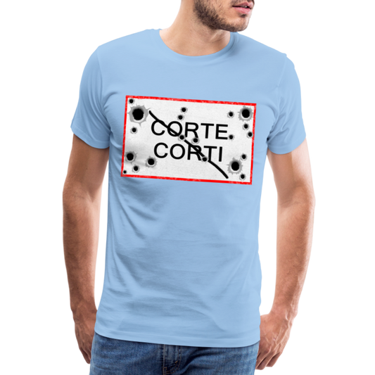 T-shirt Panneau Corse Corte - Ochju Ochju ciel / S SPOD T-shirt Premium Homme T-shirt Panneau Corse Corte
