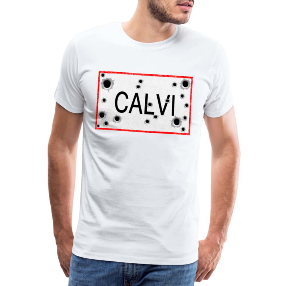 T-shirt Panneau Corse Calvi - Ochju Ochju blanc / S SPOD T-shirt Premium Homme T-shirt Panneau Corse Calvi