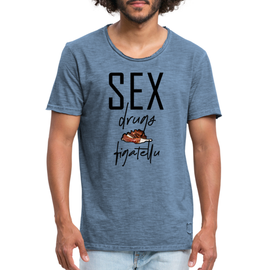 T-Shirts Vintages Sex Drugs & Figatellu - Ochju Ochju vintage bleu jeans / S SPOD T-shirt vintage Homme T-Shirts Vintages Sex Drugs & Figatellu