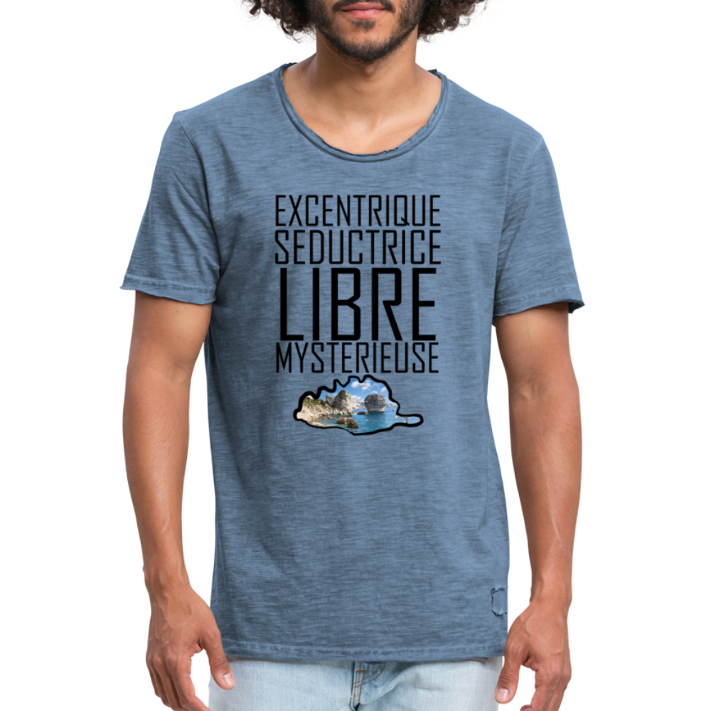 T-Shirts Vintages Libre la Corse - Ochju Ochju vintage bleu jeans / S SPOD T-shirt vintage Homme T-Shirts Vintages Libre la Corse