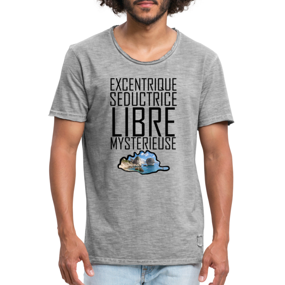 T-Shirts Vintages Libre la Corse - Ochju Ochju vintage gris / S SPOD T-shirt vintage Homme T-Shirts Vintages Libre la Corse