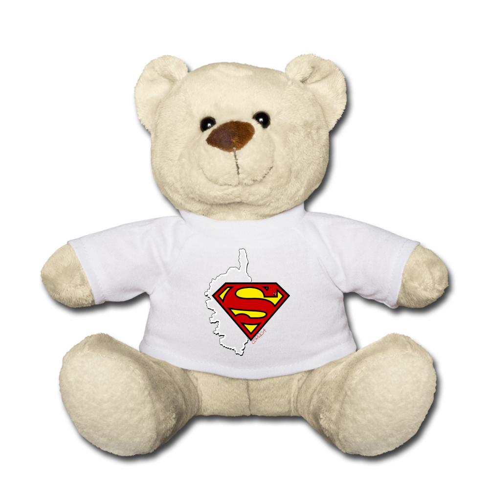 Nounours Superman Corsica - Ochju Ochju blanc SPOD Nounours Nounours Superman Corsica