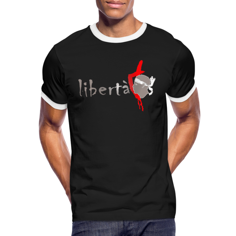 T-shirt Sport Libertà - Ochju Ochju noir/blanc / M SPOD T-shirt contrasté Homme T-shirt Sport Libertà