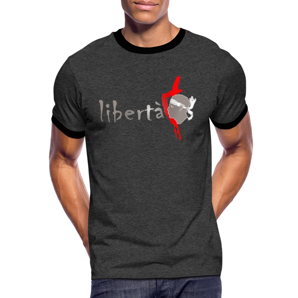 T-shirt Sport Libertà - Ochju Ochju anthracite/noir / M SPOD T-shirt contrasté Homme T-shirt Sport Libertà