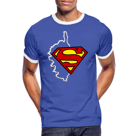 T-shirt Sport Superman - Ochju Ochju bleu/blanc / M SPOD T-shirt contrasté Homme T-shirt Sport Superman
