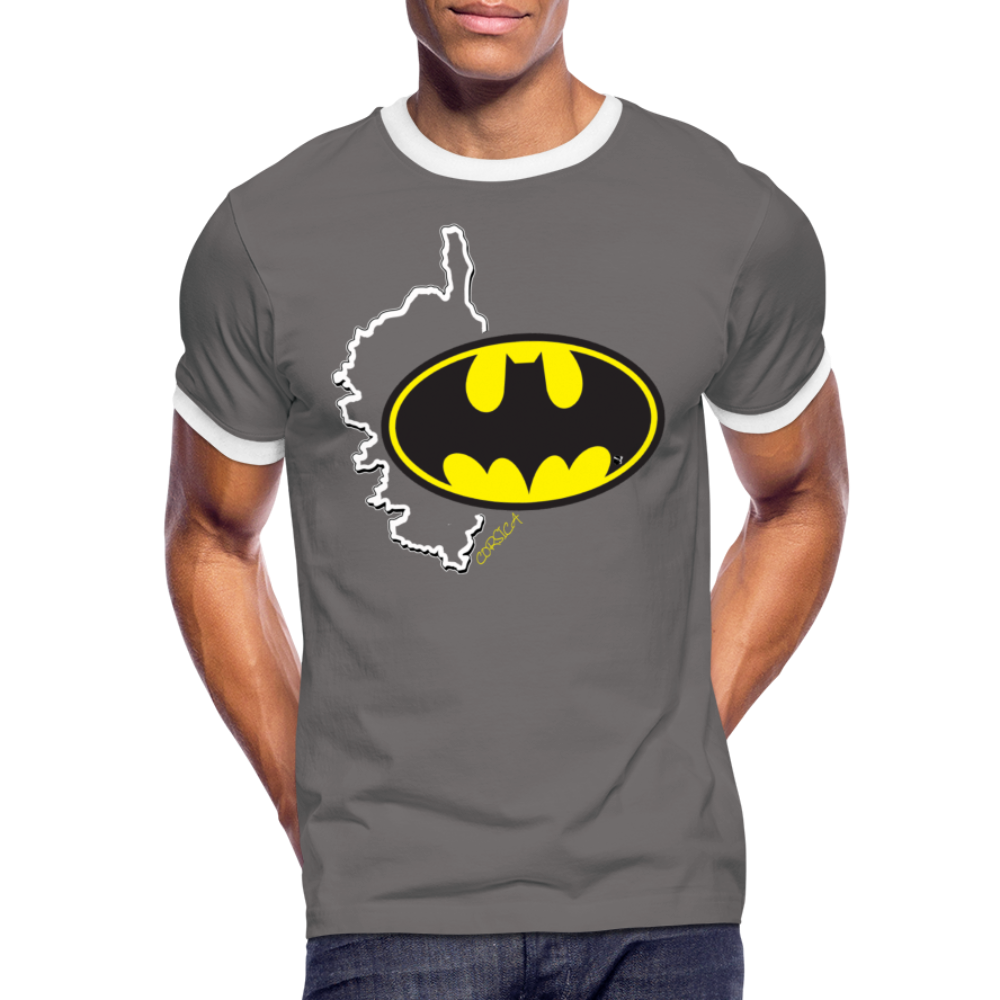 T-shirt Sport Batman - Ochju Ochju gris souris/blanc / M SPOD T-shirt contrasté Homme T-shirt Sport Batman