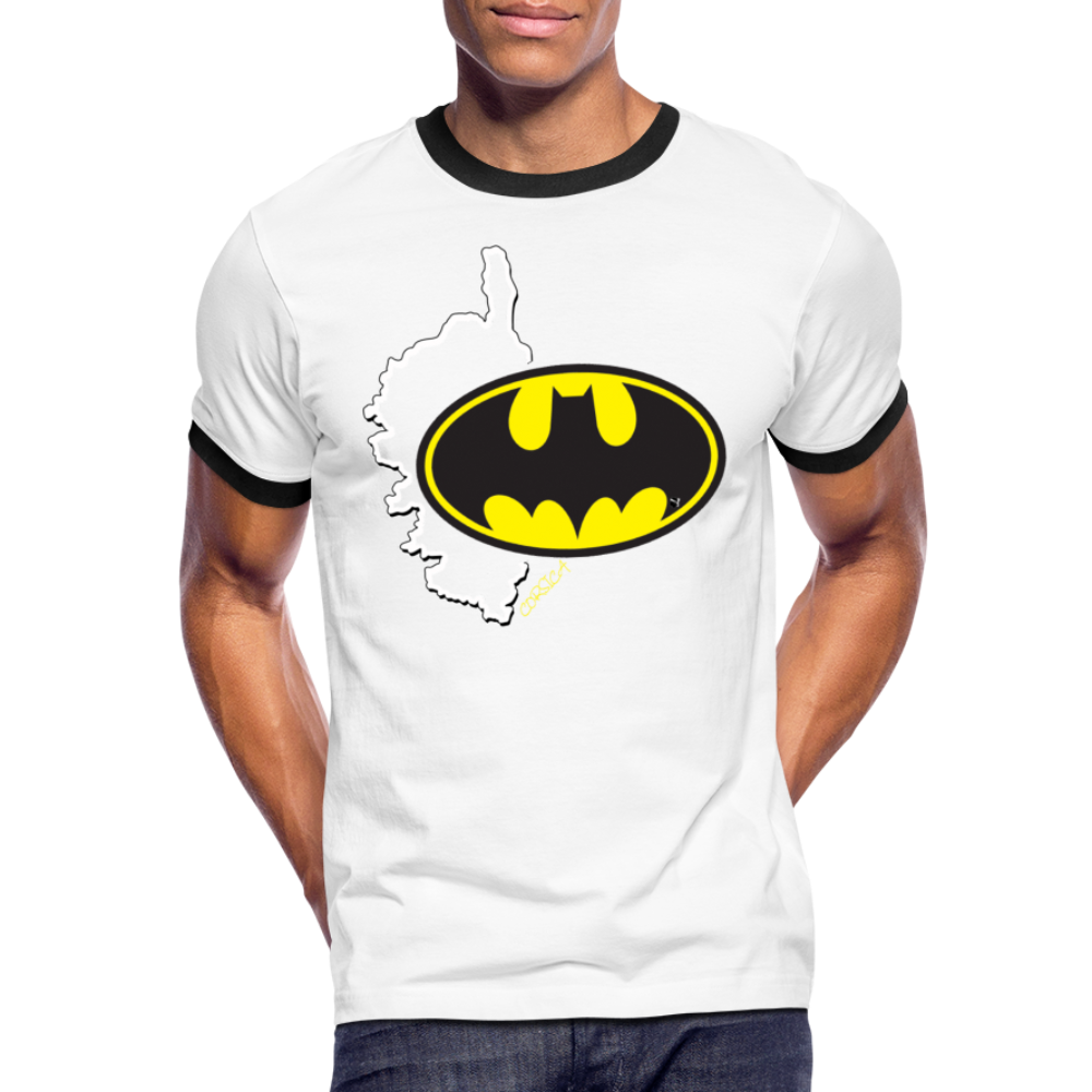 T-shirt Sport Batman - Ochju Ochju blanc/noir / M SPOD T-shirt contrasté Homme T-shirt Sport Batman