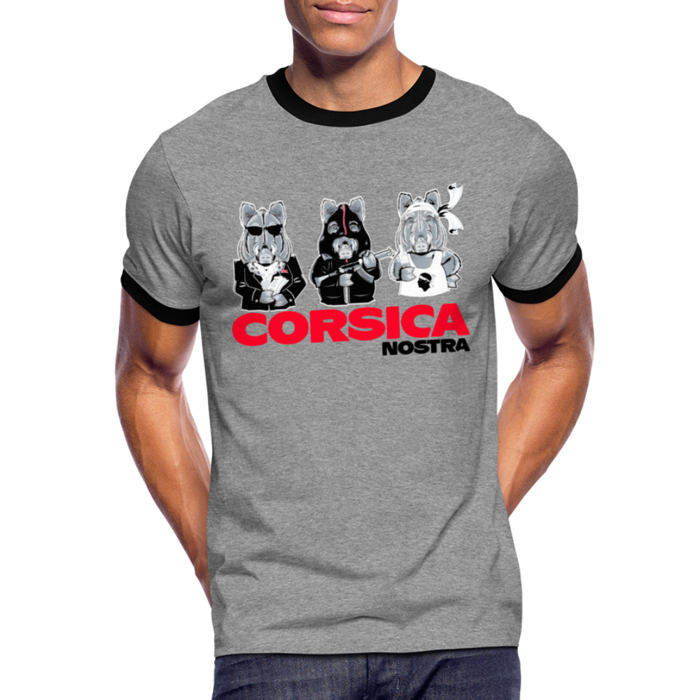 T-shirt Sport Corsica Nostra - Ochju Ochju gris chiné/noir / M SPOD T-shirt contrasté Homme T-shirt Sport Corsica Nostra