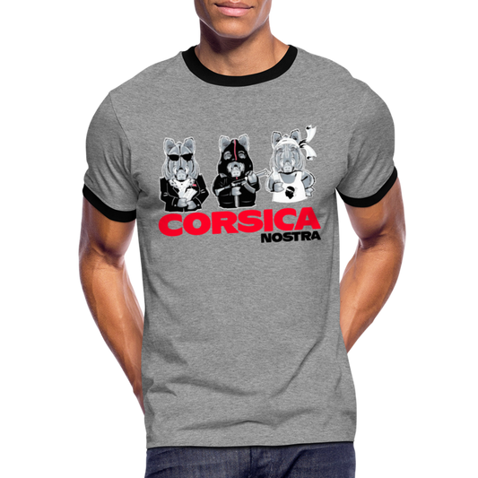T-shirt Sport Corsica Nostra - Ochju Ochju gris chiné/noir / M SPOD T-shirt contrasté Homme T-shirt Sport Corsica Nostra
