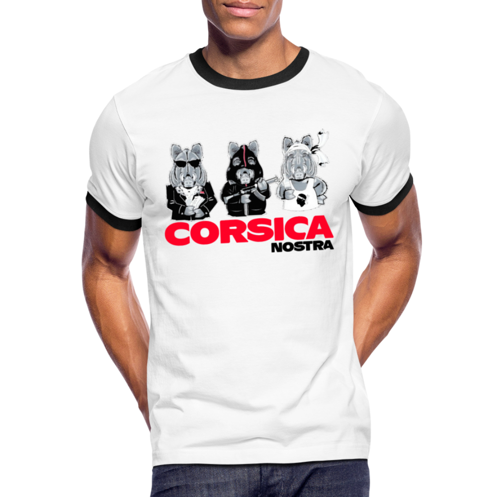 T-shirt Sport Corsica Nostra - Ochju Ochju blanc/noir / M SPOD T-shirt contrasté Homme T-shirt Sport Corsica Nostra