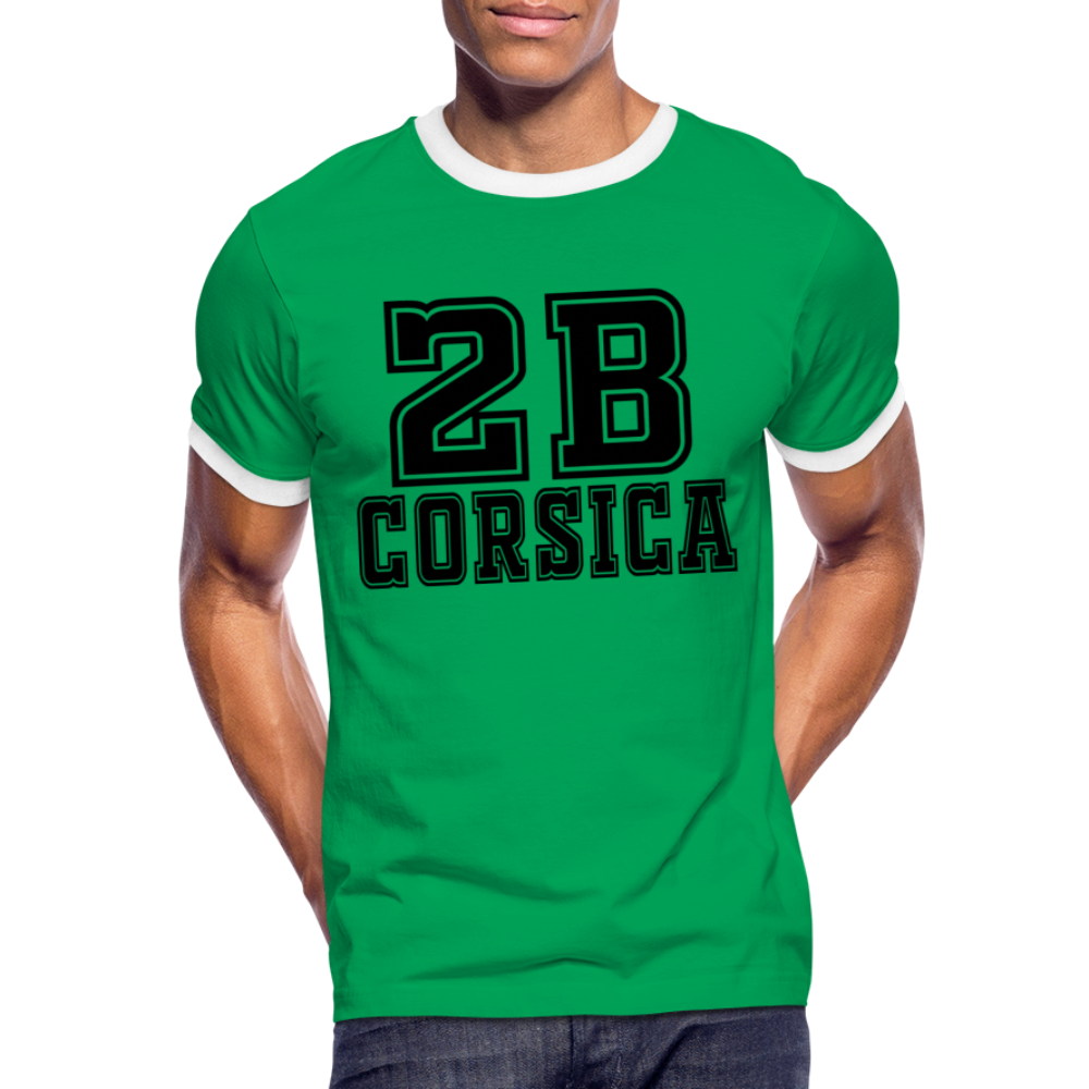 T-shirt Sport 2B Corsica - Ochju Ochju vert/blanc / M SPOD T-shirt contrasté Homme T-shirt Sport 2B Corsica