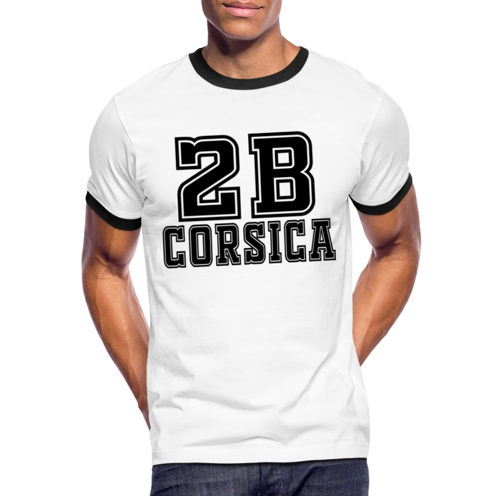 T-shirt Sport 2B Corsica - Ochju Ochju blanc/noir / M SPOD T-shirt contrasté Homme T-shirt Sport 2B Corsica
