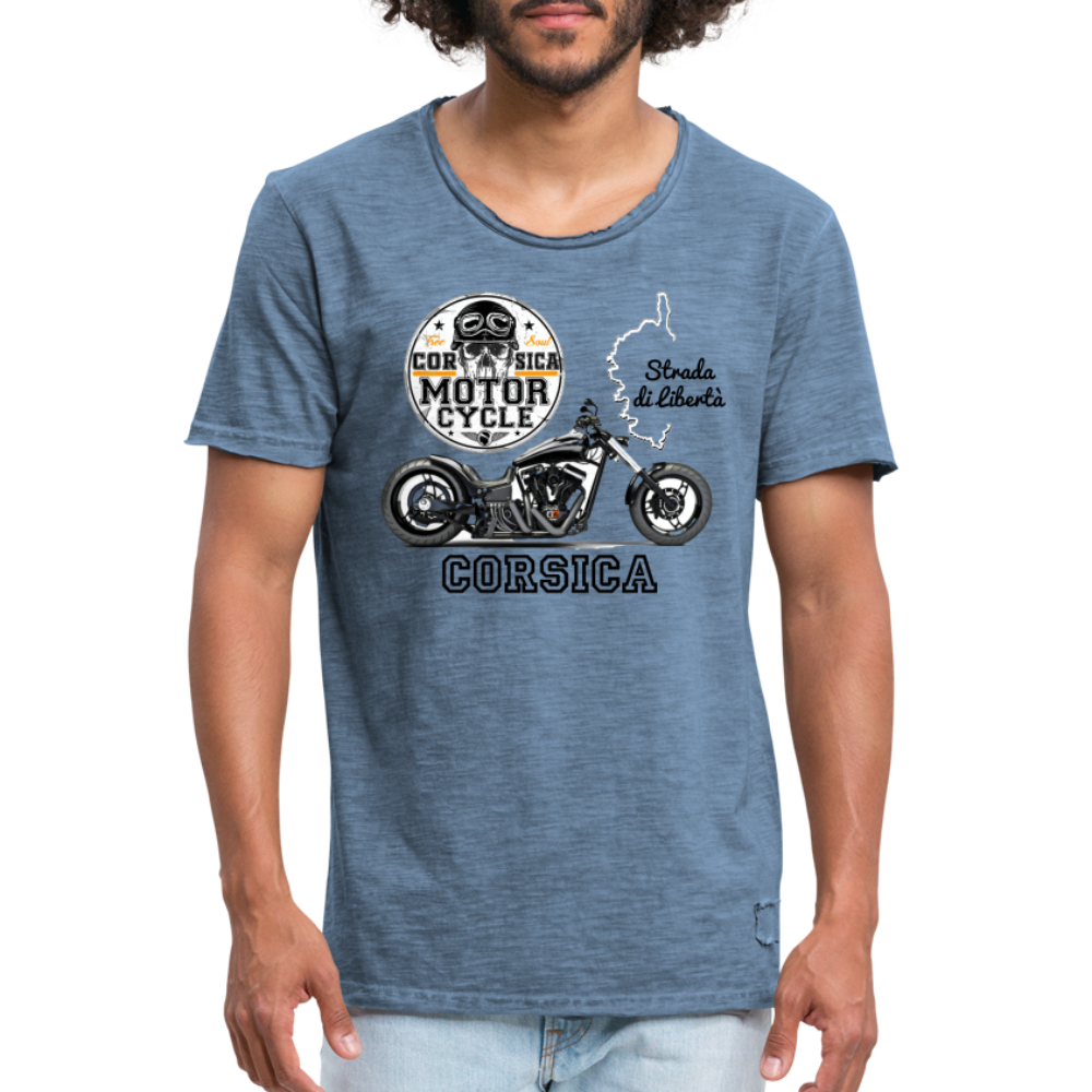 T-shirt vintage Homme Bikers Corses - Ochju Ochju vintage bleu jeans / S SPOD T-shirt vintage Homme T-shirt vintage Homme Bikers Corses