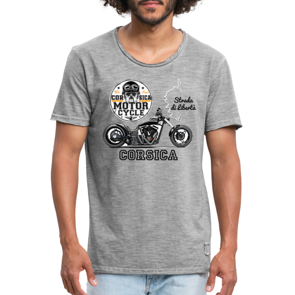 T-shirt vintage Homme Bikers Corses - Ochju Ochju vintage gris / S SPOD T-shirt vintage Homme T-shirt vintage Homme Bikers Corses