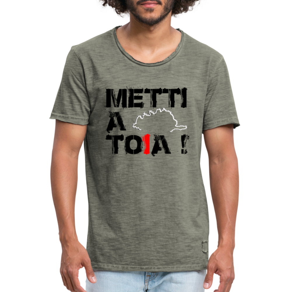 T-shirt vintage Homme Metti a Toia ! - Ochju Ochju vintage kaki / S SPOD T-shirt vintage Homme T-shirt vintage Homme Metti a Toia !