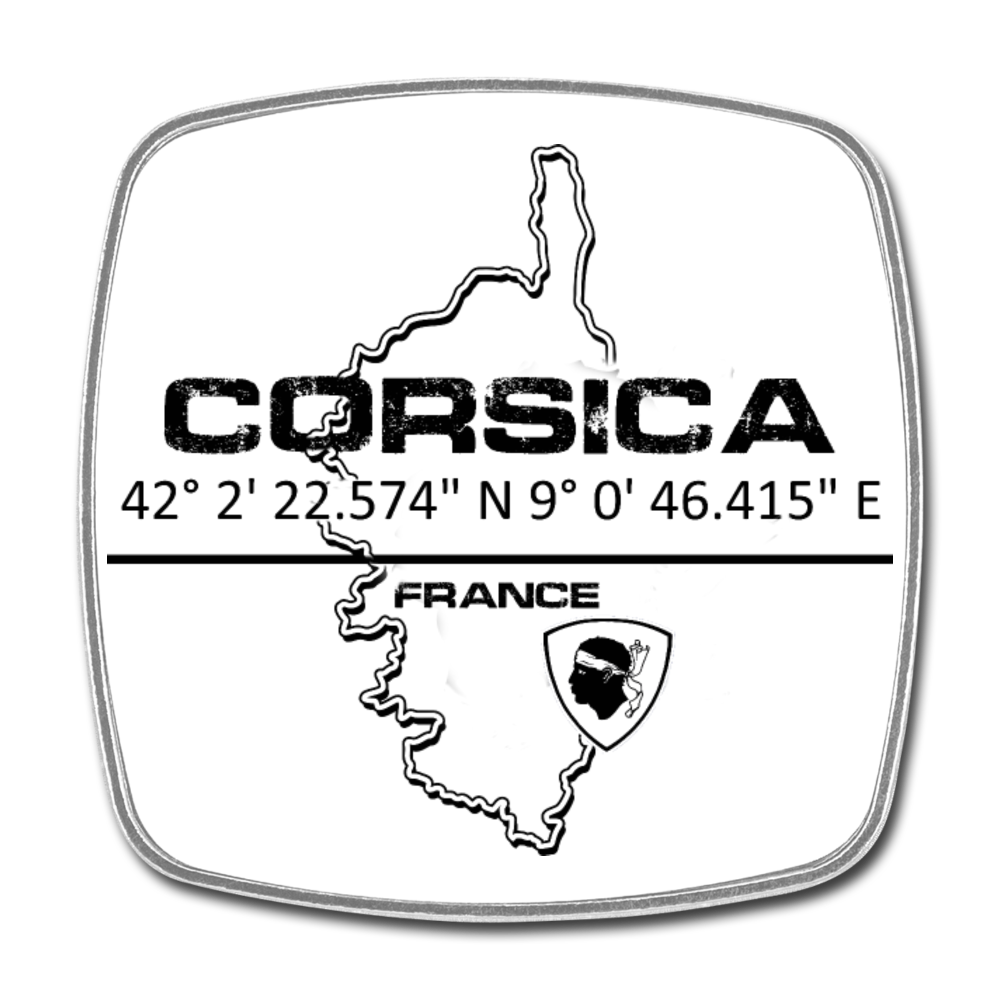 Magnet carré GPS Corsica - Ochju Ochju taille unique SPOD Magnet carré Magnet carré GPS Corsica