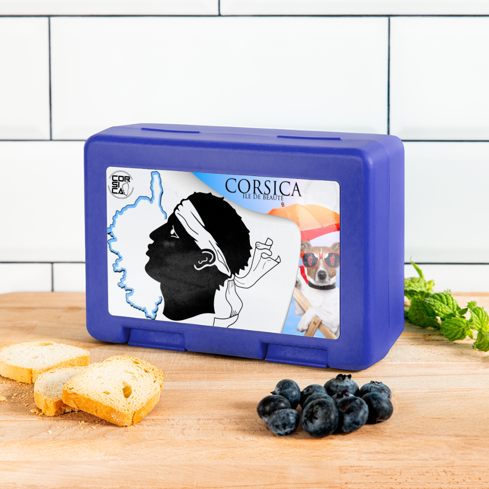 Boîte à goûter Chien Corse - Ochju Ochju bleu royal SPOD Boîte à goûter. Boîte à goûter Chien Corse