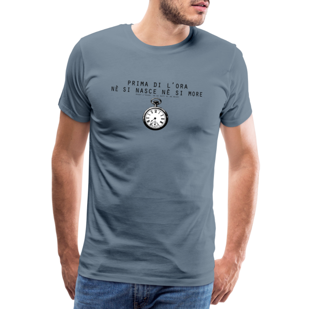 T-shirt Premium Homme Prima di l'Ora - Ochju Ochju gris bleu / S SPOD T-shirt Premium Homme T-shirt Premium Homme Prima di l'Ora