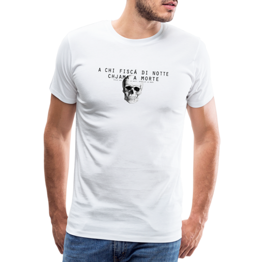 T-shirt Premium Homme Chjama a Morte - Ochju Ochju blanc / S SPOD T-shirt Premium Homme T-shirt Premium Homme Chjama a Morte