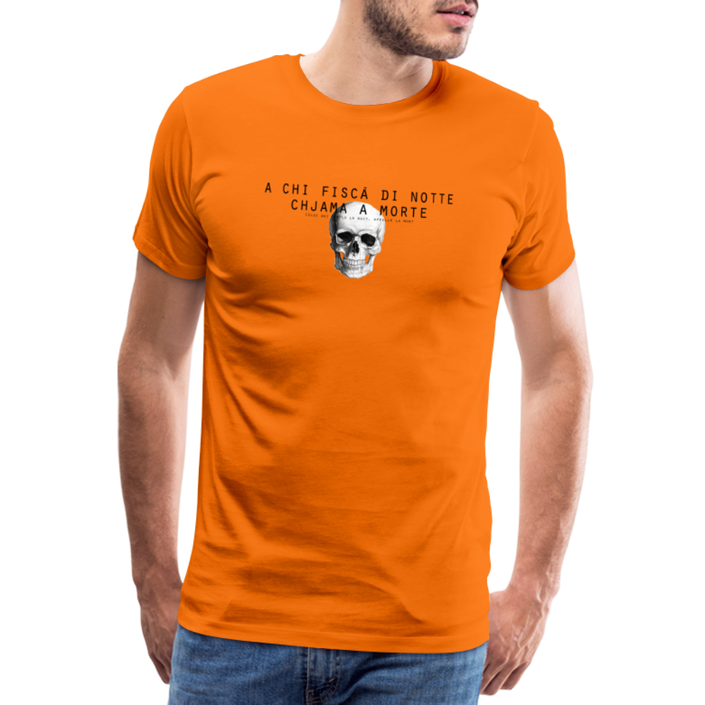 T-shirt Premium Homme Chjama a Morte - Ochju Ochju orange / S SPOD T-shirt Premium Homme T-shirt Premium Homme Chjama a Morte