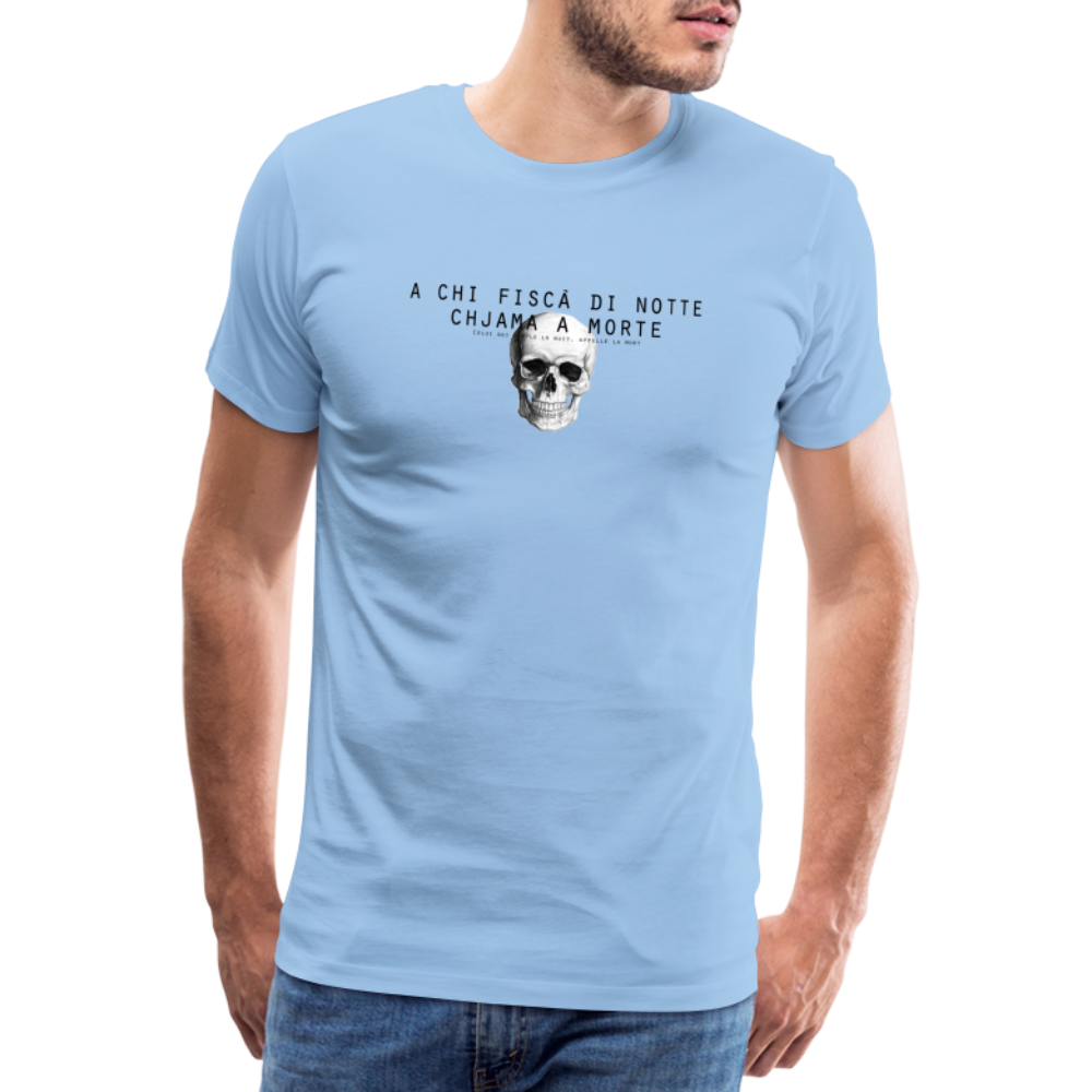 T-shirt Premium Homme Chjama a Morte - Ochju Ochju ciel / S SPOD T-shirt Premium Homme T-shirt Premium Homme Chjama a Morte