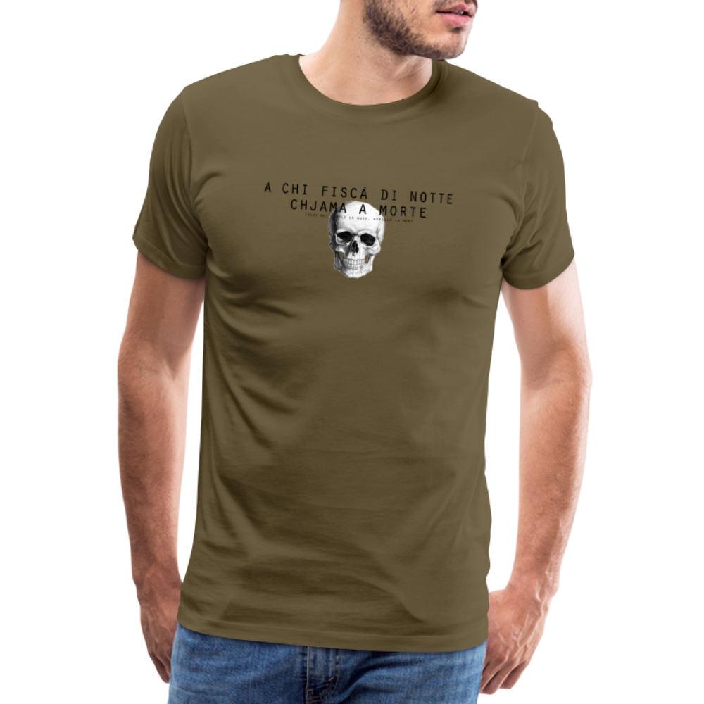 T-shirt Premium Homme Chjama a Morte - Ochju Ochju kaki / S SPOD T-shirt Premium Homme T-shirt Premium Homme Chjama a Morte