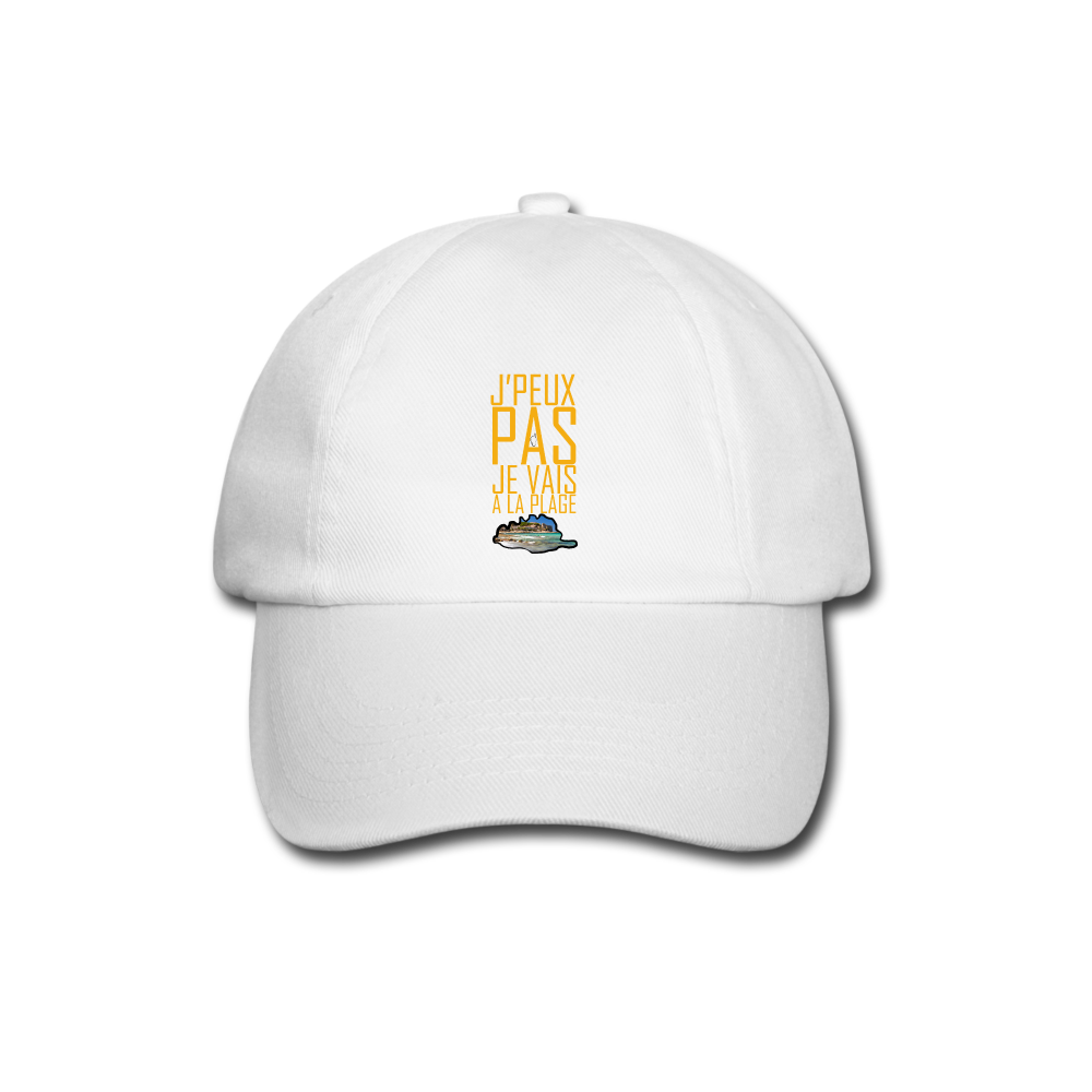 Casquette classique J'Peux Pas Je Vais à la Plage - Ochju Ochju blanc/blanc SPOD Casquette classique Casquette classique J'Peux Pas Je Vais à la Plage