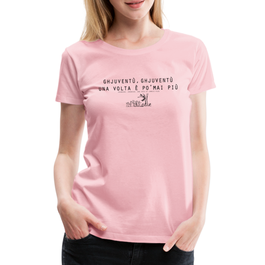 T-shirt Premium Ghjuventu, Ghjuventu Una Volta è Po'Mai Piu - Ochju Ochju rose liberty / S SPOD T-shirt Premium Femme T-shirt Premium Ghjuventu, Ghjuventu Una Volta è Po'Mai Piu