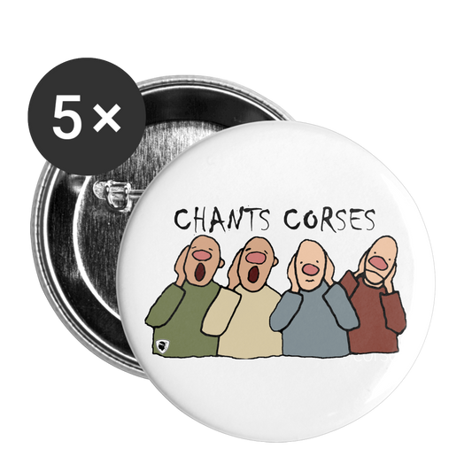Lot de 5 badges (32 mm) Chants Corses - Ochju Ochju taille unique SPOD Lot de 5 moyens badges (32 mm) Lot de 5 badges (32 mm) Chants Corses