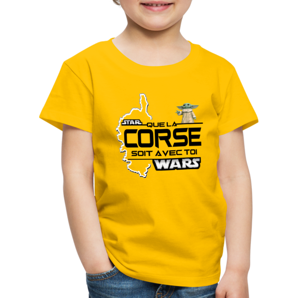 T-shirt Premium Enfant Que la Corse Soit Avec Toi - Ochju Ochju jaune soleil / 98/104 (2 ans) SPOD T-shirt Premium Enfant T-shirt Premium Enfant Que la Corse Soit Avec Toi