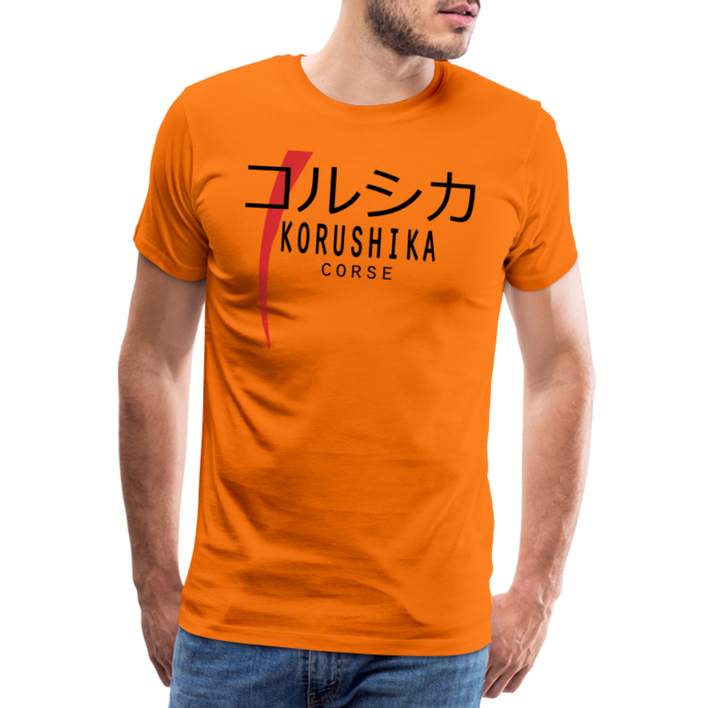 T-shirt Premium Homme Korushika (Corse en Japonnais) - Ochju Ochju orange / S SPOD T-shirt Premium Homme T-shirt Premium Homme Korushika (Corse en Japonnais)
