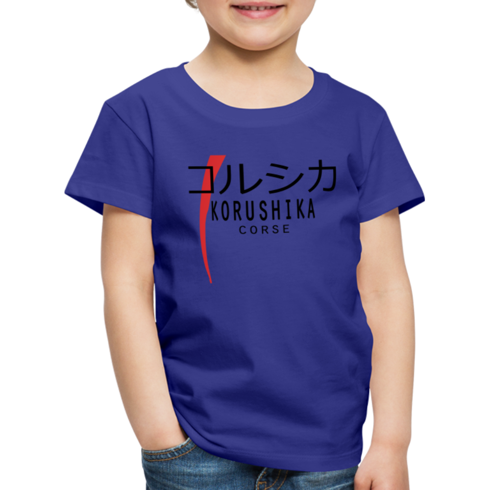 T-shirt Premium Enfant Korushika (Corse en Japonais) - Ochju Ochju bleu roi / 98/104 (2 ans) SPOD T-shirt Premium Enfant T-shirt Premium Enfant Korushika (Corse en Japonais)