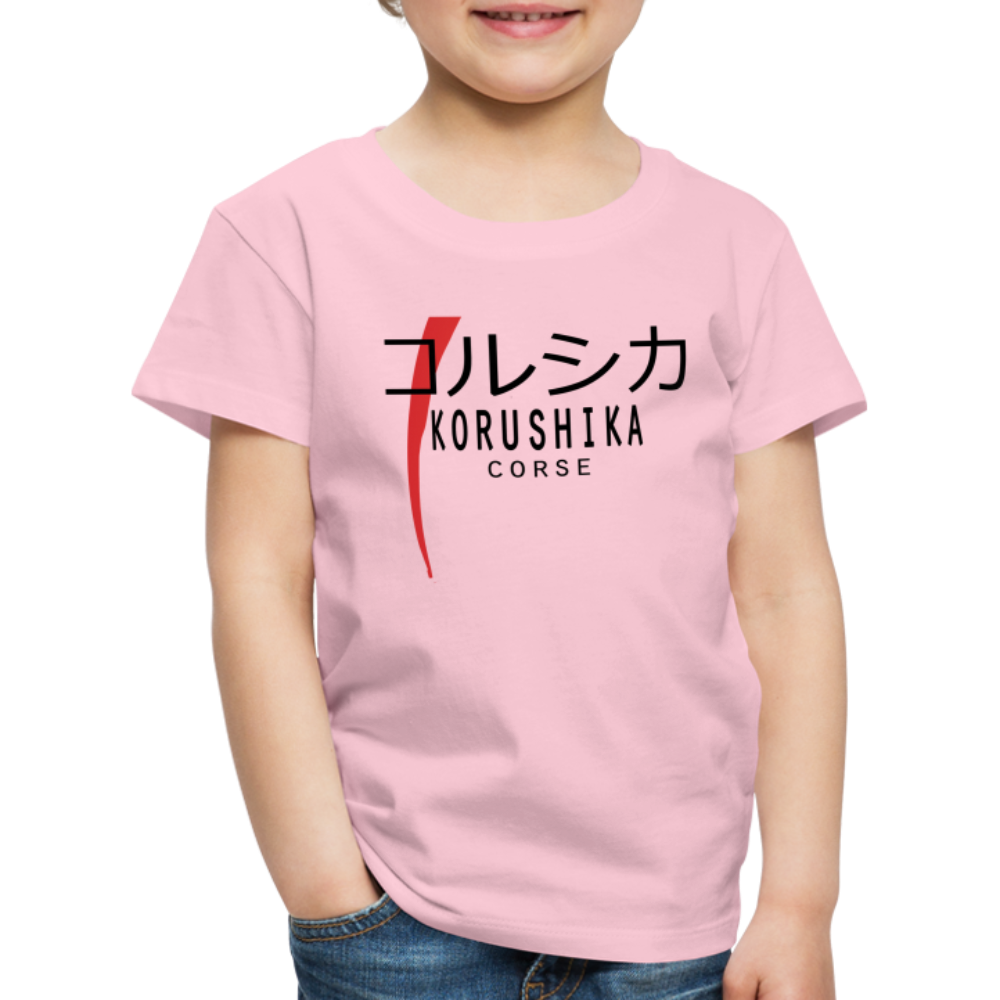 T-shirt Premium Enfant Korushika (Corse en Japonais) - Ochju Ochju rose liberty / 98/104 (2 ans) SPOD T-shirt Premium Enfant T-shirt Premium Enfant Korushika (Corse en Japonais)