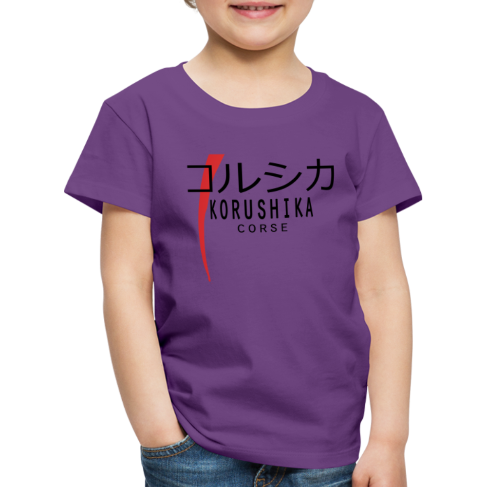 T-shirt Premium Enfant Korushika (Corse en Japonais) - Ochju Ochju violet / 98/104 (2 ans) SPOD T-shirt Premium Enfant T-shirt Premium Enfant Korushika (Corse en Japonais)