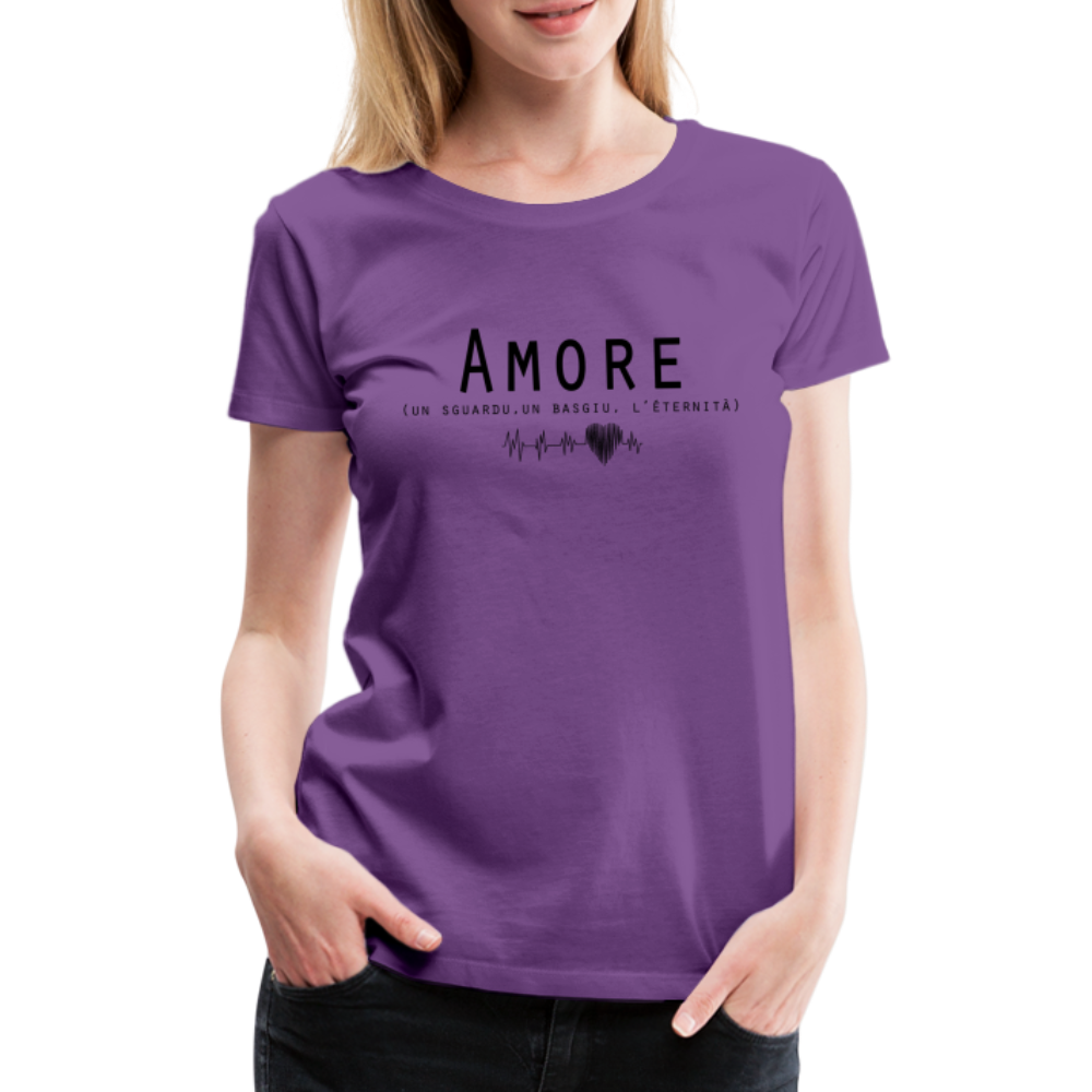 T-shirt Premium Femme Amore - Ochju Ochju violet / S SPOD T-shirt Premium Femme T-shirt Premium Femme Amore