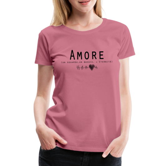 T-shirt Premium Femme Amore - Ochju Ochju mauve / S SPOD T-shirt Premium Femme T-shirt Premium Femme Amore