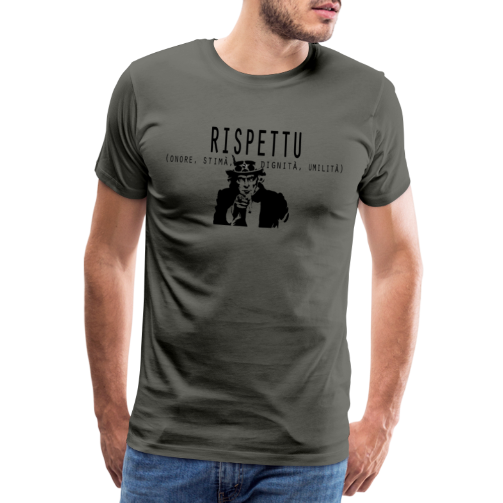 T-shirt Premium Homme Rispettu - Ochju Ochju asphalte / S SPOD T-shirt Premium Homme T-shirt Premium Homme Rispettu