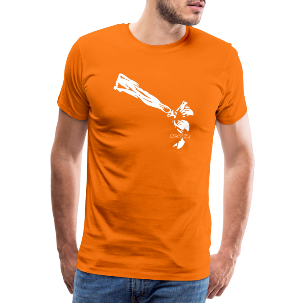 T-shirt Premium Homme Bandeau Corse - Ochju Ochju orange / S SPOD T-shirt Premium Homme T-shirt Premium Homme Bandeau Corse